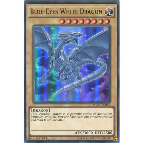 Amazon.com: YuGiOh : MVP1-EN055 1st Ed Blue-Eyes White